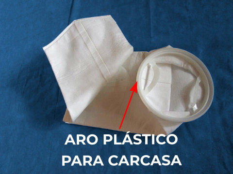 aros plasticos para carcasas de filtros industriales